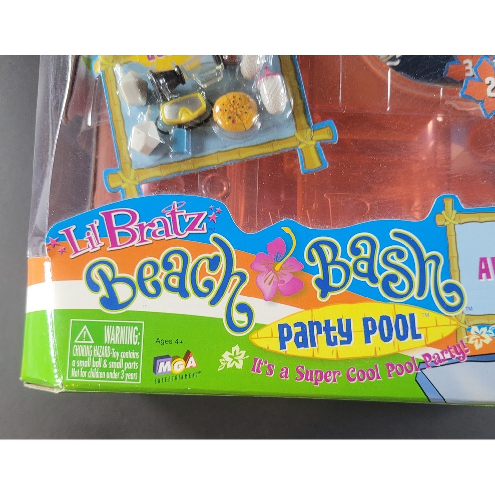Bratz Beach Bash Party Pool Playset for Lil Bratz Dolls New - Picture 4 of 8